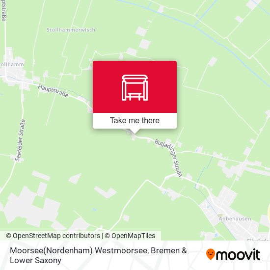 Moorsee(Nordenham) Westmoorsee map