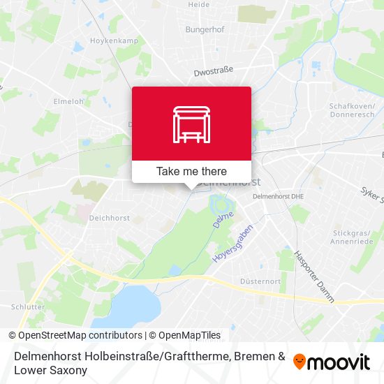 Delmenhorst Holbeinstraße / Grafttherme map