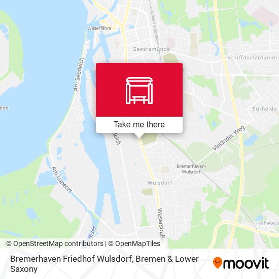 Bremerhaven Friedhof Wulsdorf map