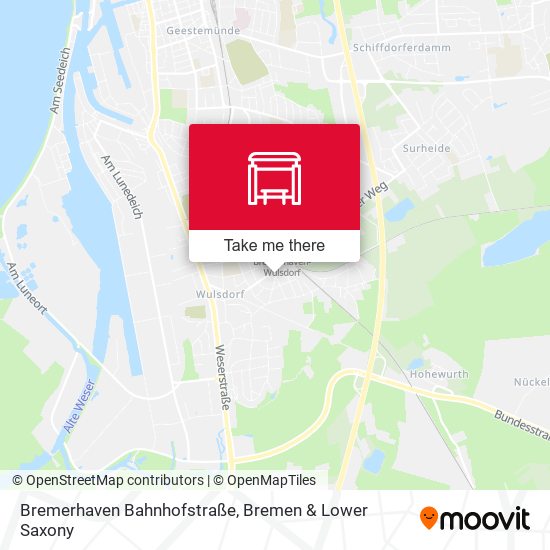 Bremerhaven Bahnhofstraße map
