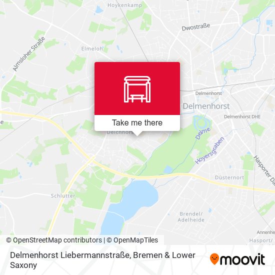 Delmenhorst Liebermannstraße map