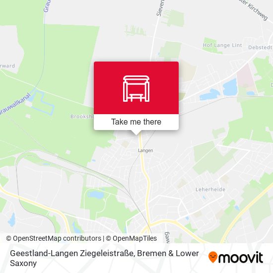 Geestland-Langen Ziegeleistraße map