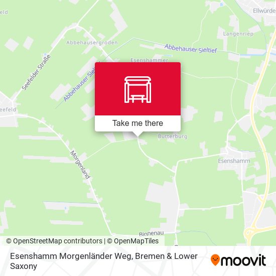 Esenshamm Morgenländer Weg map