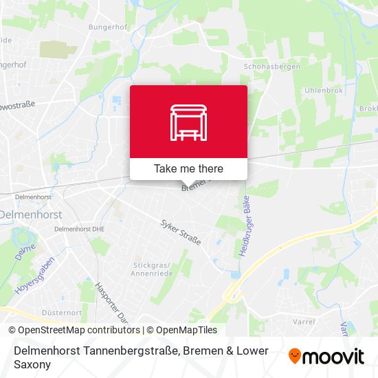 Delmenhorst Tannenbergstraße map