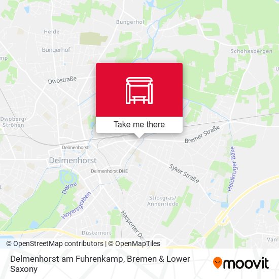 Delmenhorst am Fuhrenkamp map