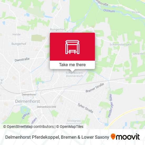 Delmenhorst Pferdekoppel map
