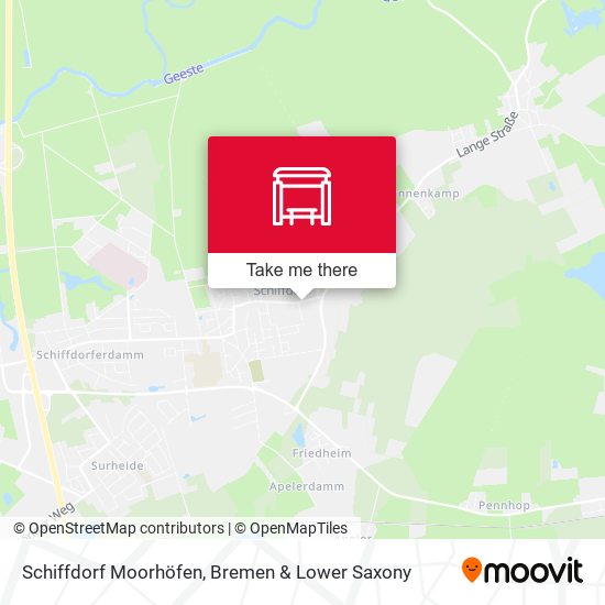 Schiffdorf Moorhöfen map