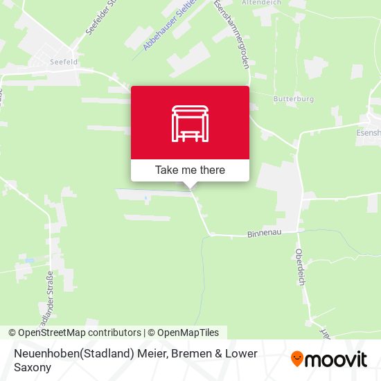 Neuenhoben(Stadland) Meier map