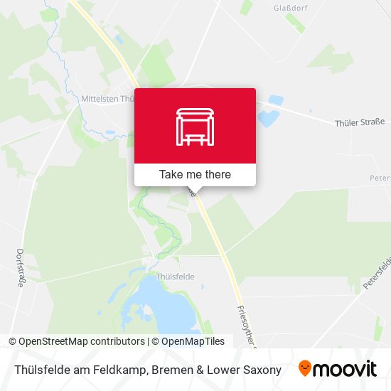 Thülsfelde am Feldkamp map