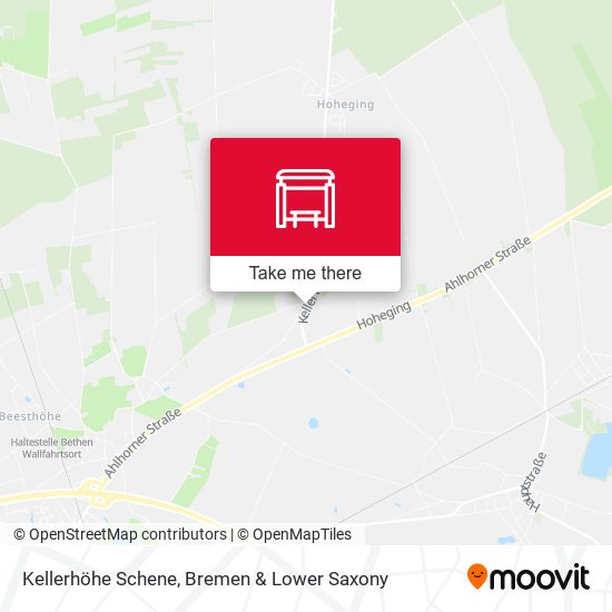Kellerhöhe Schene map