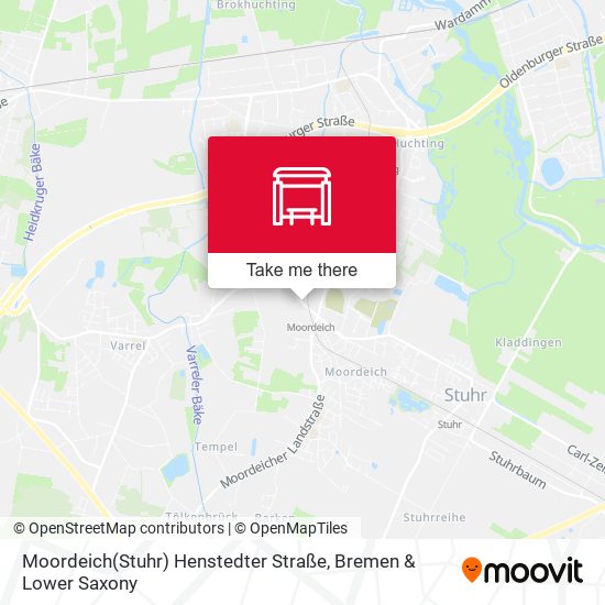 Moordeich(Stuhr) Henstedter Straße map