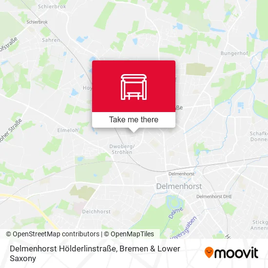 Карта Delmenhorst Hölderlinstraße