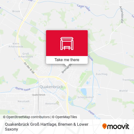 Quakenbrück Groß Hartlage map