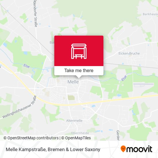Melle Kampstraße map