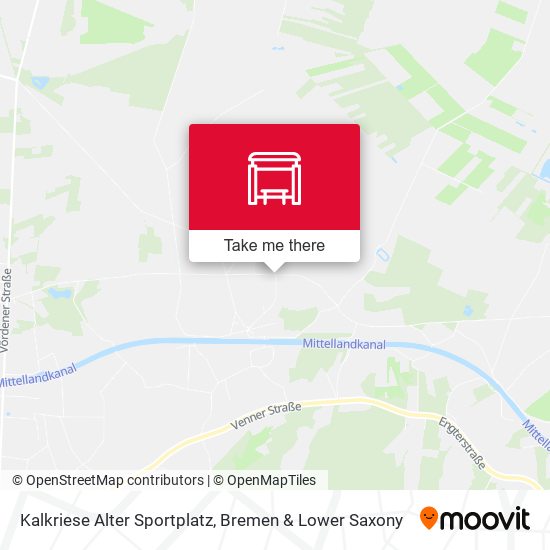 Kalkriese Alter Sportplatz map
