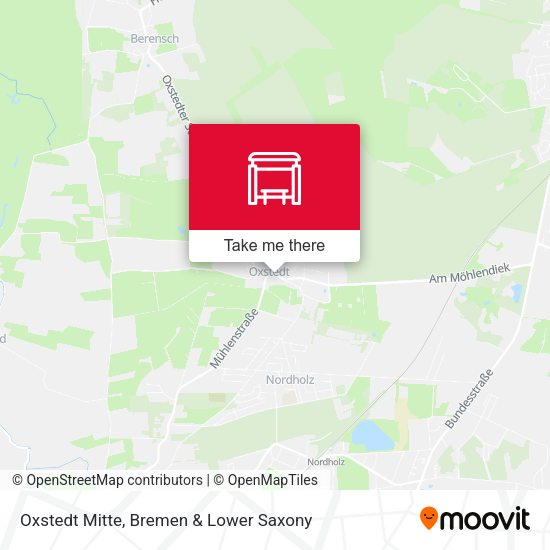 Oxstedt Mitte map
