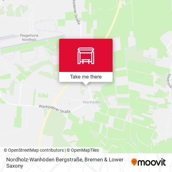 Nordholz-Wanhöden Bergstraße map