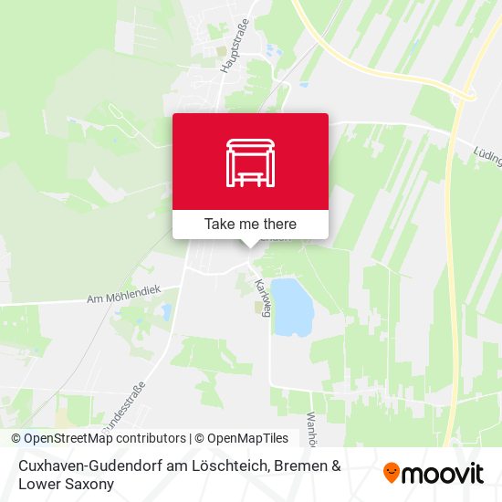 Cuxhaven-Gudendorf am Löschteich map
