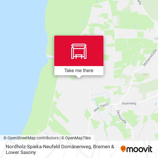 Nordholz-Spieka-Neufeld Domänenweg map