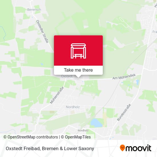 Oxstedt Freibad map