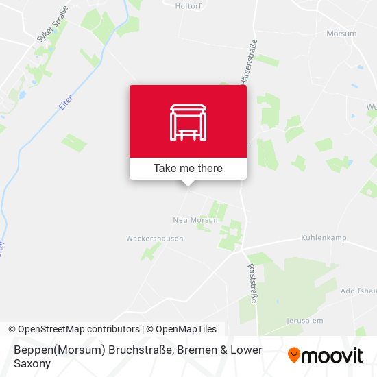 Beppen(Morsum) Bruchstraße map