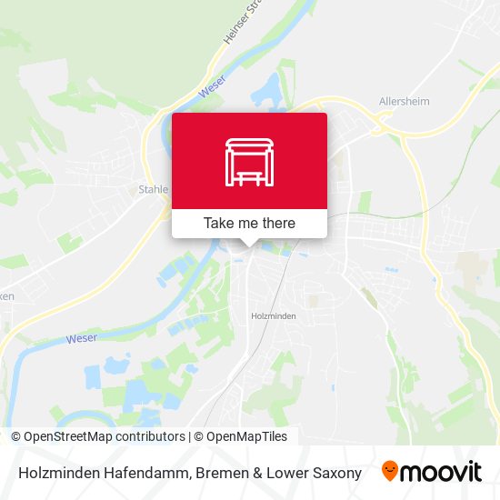 Holzminden Hafendamm map