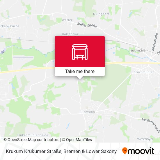 Krukum Krukumer Straße map