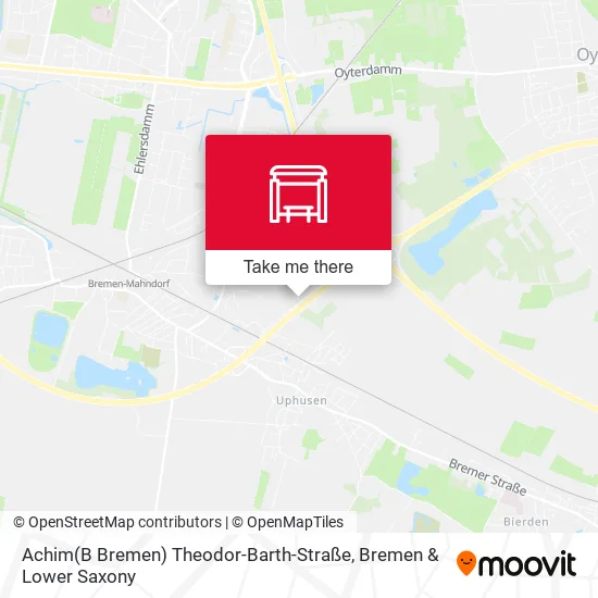 Карта Achim(B Bremen) Theodor-Barth-Straße
