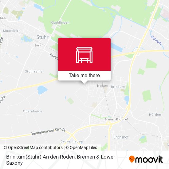 Brinkum(Stuhr) An den Roden map