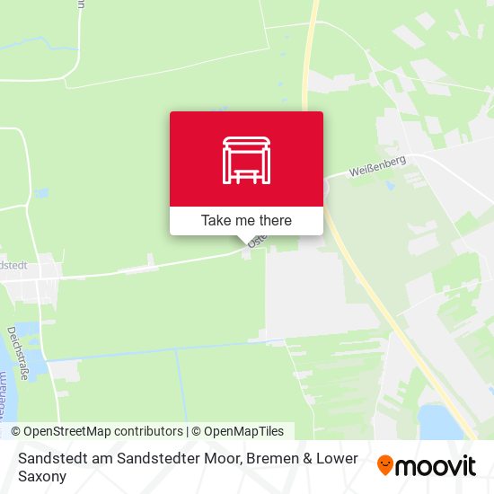 Sandstedt am Sandstedter Moor map