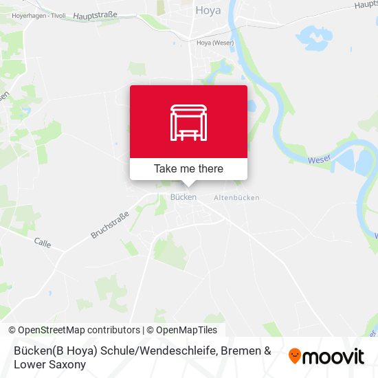 Bücken(B Hoya) Schule / Wendeschleife map