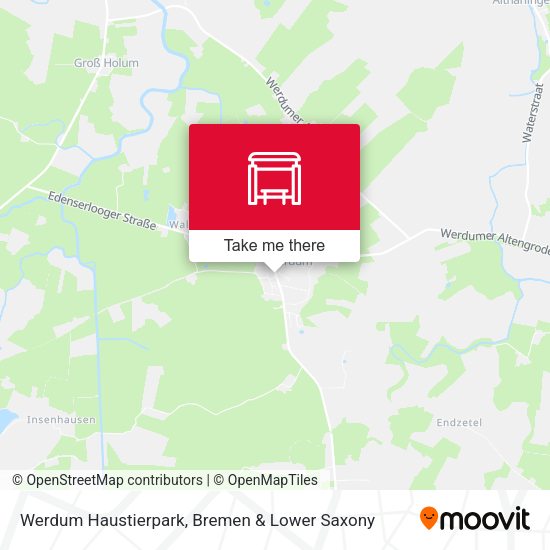 Werdum Haustierpark map