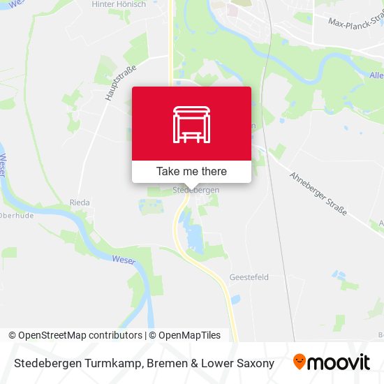 Stedebergen Turmkamp map