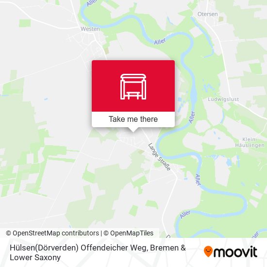 Hülsen(Dörverden) Offendeicher Weg map