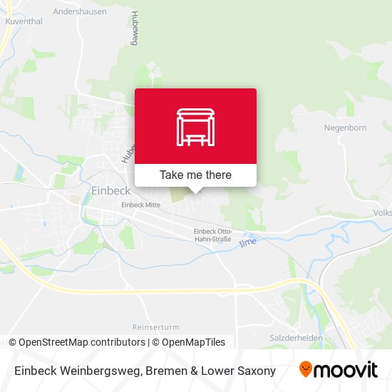 Einbeck Weinbergsweg map