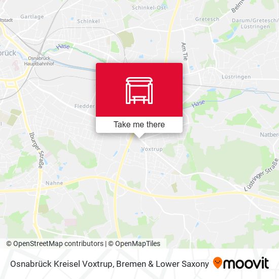 Osnabrück Kreisel Voxtrup map