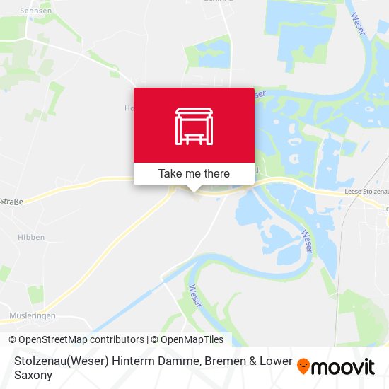 Stolzenau(Weser) Hinterm Damme map