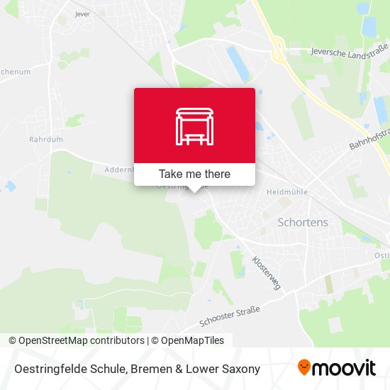 Oestringfelde Schule map