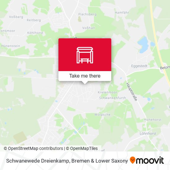 Schwanewede Dreienkamp map