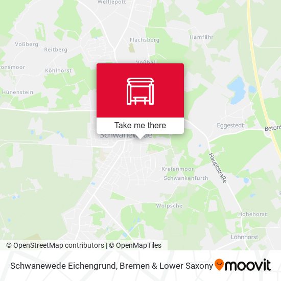 Schwanewede Eichengrund map