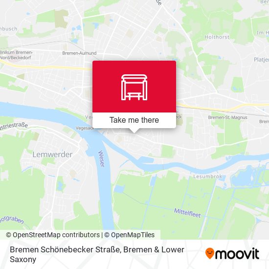 Bremen Schönebecker Straße map