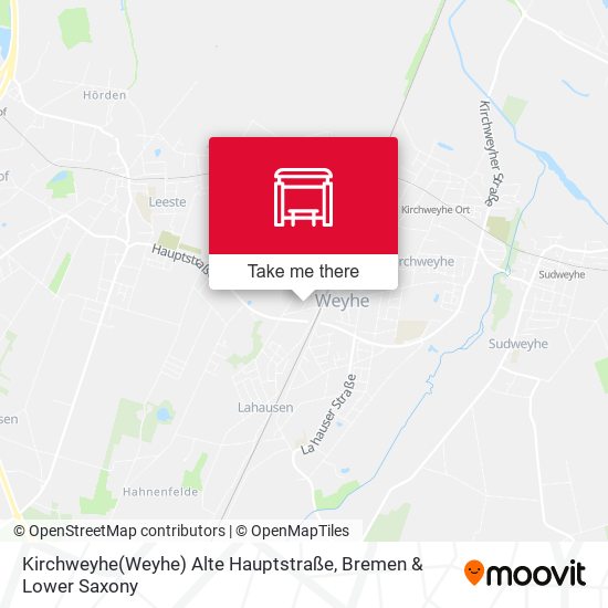 Kirchweyhe(Weyhe) Alte Hauptstraße map