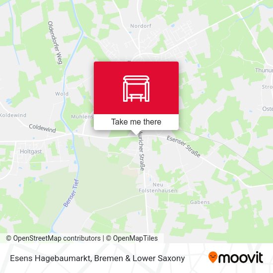 Esens Hagebaumarkt map
