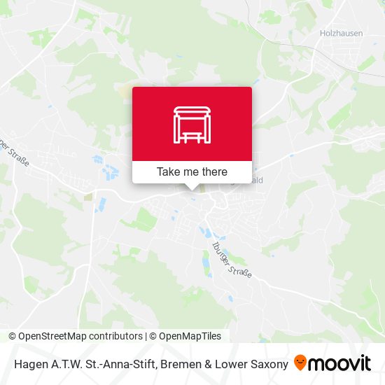 Hagen A.T.W. St.-Anna-Stift map