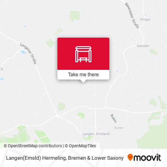 Langen(Emsld) Hermeling map