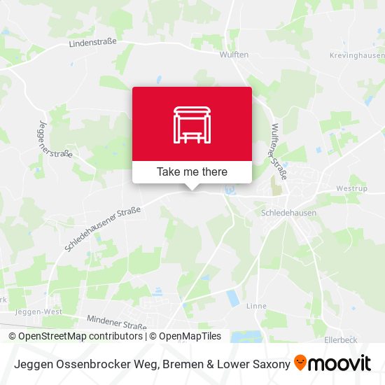 Jeggen Ossenbrocker Weg map