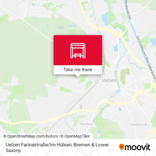 Карта Uelzen Farinastraße/Im Hülsen