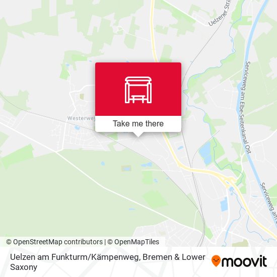 Uelzen am Funkturm/Kämpenweg map