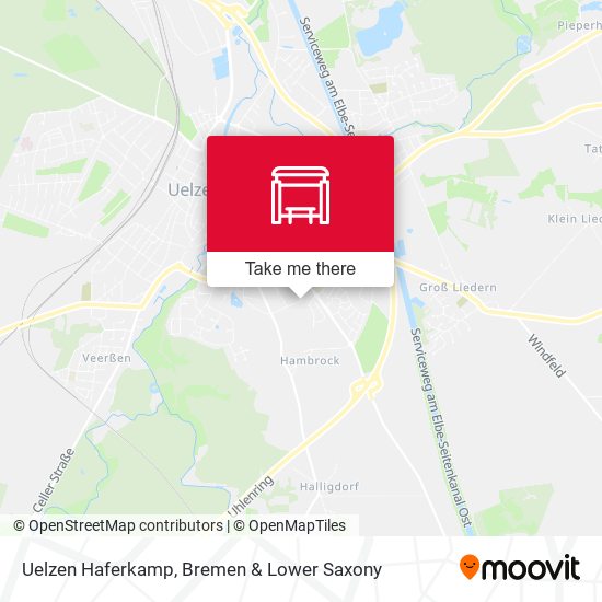 Uelzen Haferkamp map