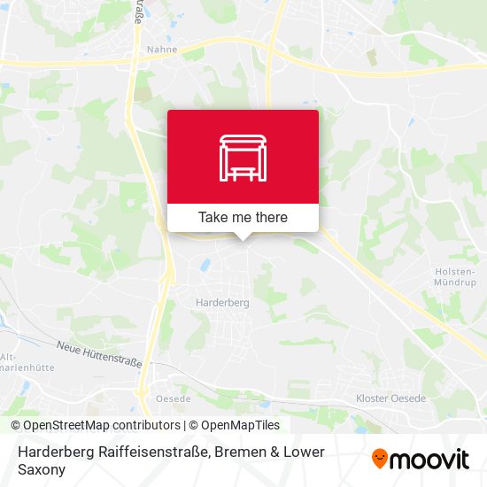 Harderberg Raiffeisenstraße map